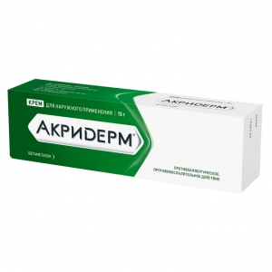 Акридерм крем д/наруж. прим. 0.05% туба 15г
