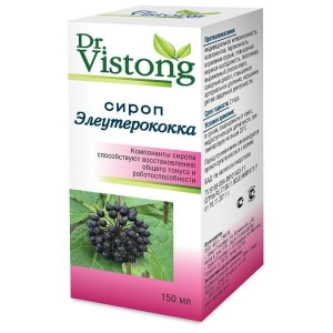 Др. Вистонг (Dr. Vistong) Элеутерококка сироп фл. 150мл. (БАД)