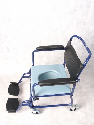 Кресло-коляска (Е 0811С) (с санитарным оснащением) (Ergoforce)
