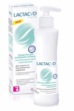 Лактацид Фарма средство д/интимной гигиены с антибактериальным компонентом 250мл.