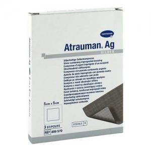 Повязка Атрауман AG мазевая с серебром 5*5см