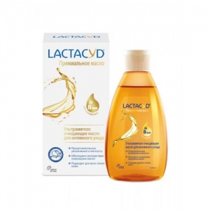 Лактацид премиальное масло смягчающее и увлажняющее для интимной гигиены 200мл.