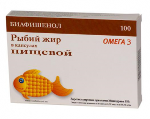 Рыбий жир Биафишенол пищевой капс. №100 (БАД)