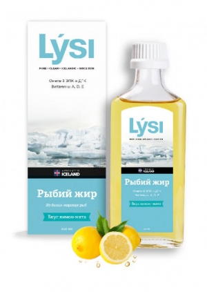 Лиси Омега-3 со вкусом лимон-мята 240 мл. (БАД) (Асна)