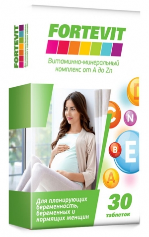 Фортевит от А до Цинка для планирующих, беременных и кормящих табл. №60 (БАД) (Асна)