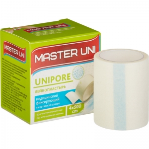 Лейкопластырь Master Uni Unipore 4*500 см. нетканая основа