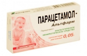 Парацетамол Альтфарм супп. рект. 50 мг. №10