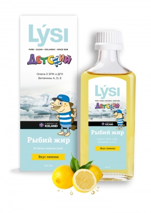 Лиси Омега-3 со вкусом лимона для Детей 240 мл. (БАД) (Асна)