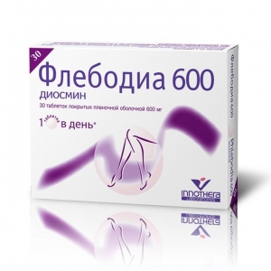 Флебодиа табл.п.п.о. 600 мг. №30