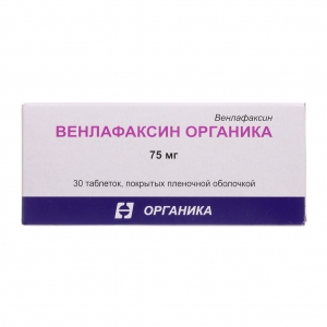 Венлафаксин Органика табл.п.п.о. 75мг. №30