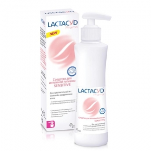 Лактацид Фарма Сенситив д/чувствительной кожи средство д/интимной гигиены 250мл.