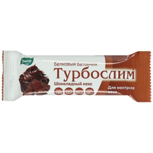 Турбослим батончик диетический Шоколадный кекс 50г №1 (БАД)