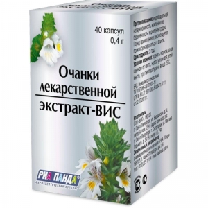 Очанки лекарственной экстракт- ВИС капс. 0,4г №40 (БАД)