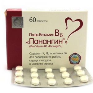 Панангин + Витамин B6 табл. 545мг. №60
