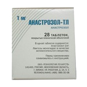 Анастрозол-ТЛ табл.п.п.о. 1мг. №28