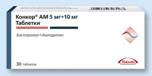 Конкор АМ табл. 5мг.+10мг. №30