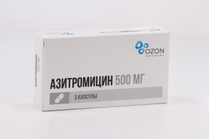 Азитромицин Озон капс. 500мг. №3