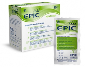 Перчатки EPIC EG pwd хирургические стерильные опудренные р.7,5