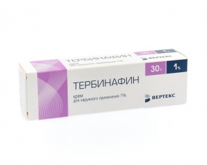 Тербинафин Вертекс крем д/наруж. прим. 1% туба 30г