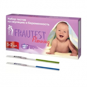 Тест Фраутест на беременность и овуляцию Фраутест Planning 5+2