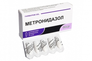 Метронидазол супп.ваг. 500мг. №10