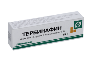 Тербинафин Биосинтез крем д/наруж. прим. 1% туба 15 г