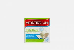 Лейкопластырь Master Uni Unipore 5*500 см. нетканая основа