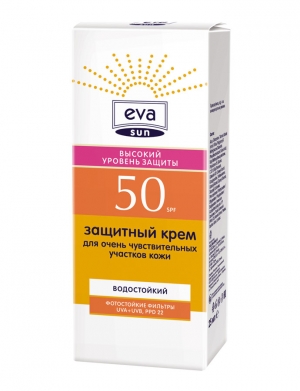 Ева Сан Крем защитный для очень чувствительной кожи SPF50 25мл.